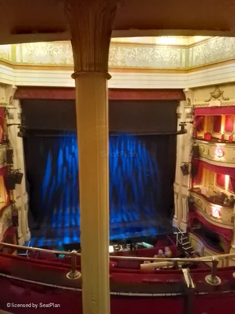 Theatre Royal Brighton Second Circle C13 view from seat photo
