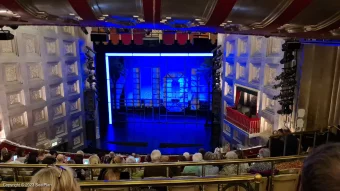 Savoy Theatre Dress Circle J8 view from seat photo