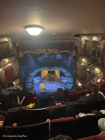 Apollo Theatre Grand Circle F13 view from seat photo