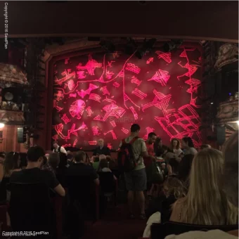 Lyceum Theatre Stalls X6 view from seat photo