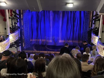 Vaudeville Theatre Dress Circle K12 view from seat photo