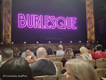 Savoy Theatre Stalls E15 view from seat photo