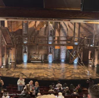 Richard Rodgers Theatre Orchestra U106 view from seat photo