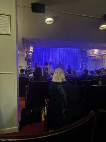 Vaudeville Theatre Stalls Q1 view from seat photo