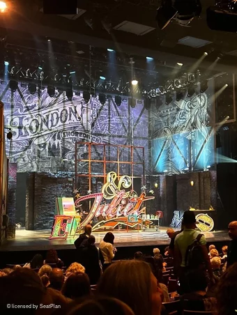 Stephen Sondheim Theatre Orchestra P13 view from seat photo