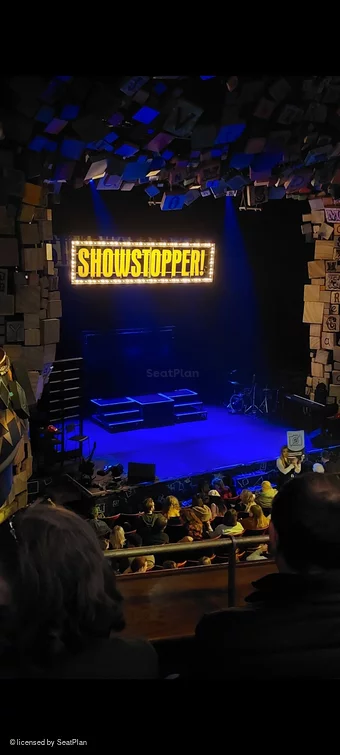 Cambridge Theatre Dress Circle C32 view from seat photo