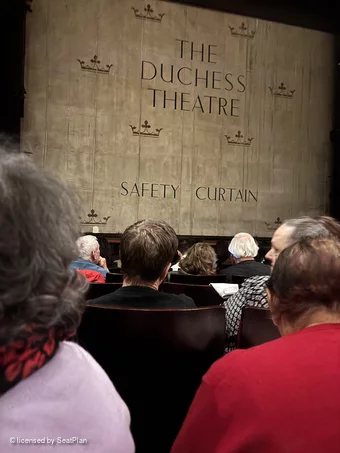 Duchess Theatre Stalls H18 view from seat photo