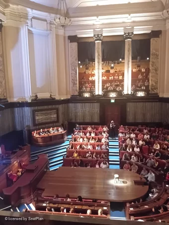 London County Hall South Gallery A5 view from seat photo