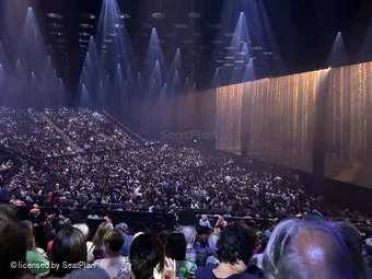 ABBA Arena Block K M11 view from seat photo