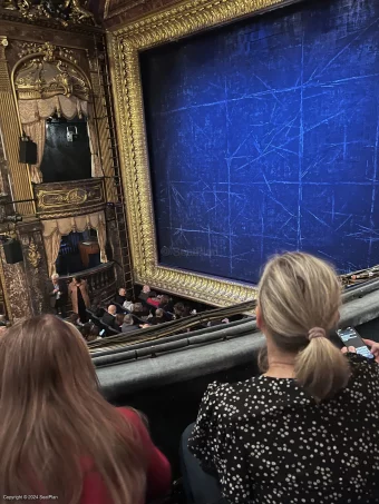 Theatre Royal Haymarket Royal Circle B2 view from seat photo