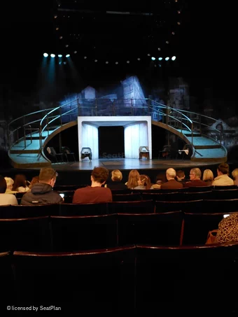 Apollo Theatre Stalls K14 view from seat photo