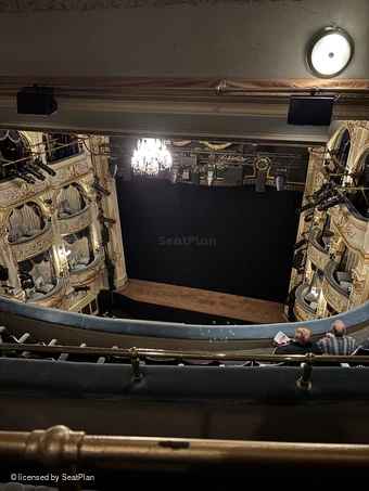 Wyndham's Theatre Grand Circle F9 view from seat photo