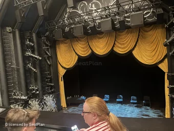 Trafalgar Theatre Dress Circle B7 view from seat photo