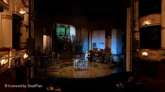 Lyric Theatre Dress Circle A20 view from seat photo