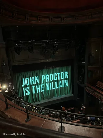 Royal Court Theatre Balcony B17 view from seat photo