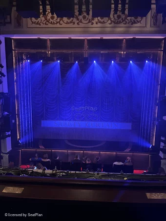 Vaudeville Theatre Dress Circle B11 view from seat photo