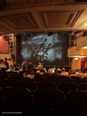 Bernard B. Jacobs Theatre Orchestra O22 view from seat photo