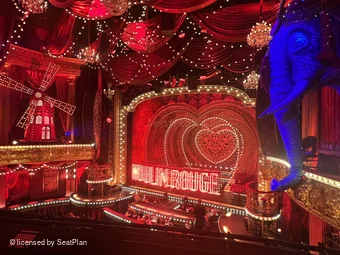 Piccadilly Theatre Royal Circle B4 view from seat photo