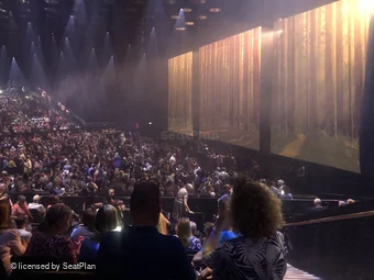 ABBA Arena Block K H1 view from seat photo