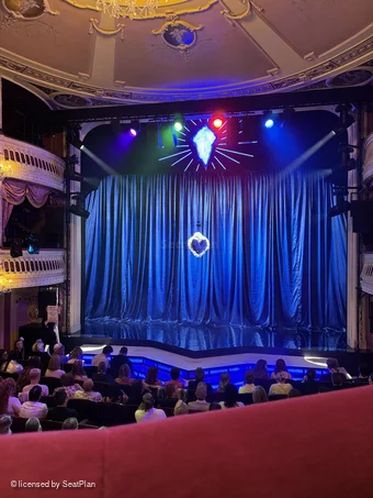 Criterion Theatre Dress Circle A13 view from seat photo