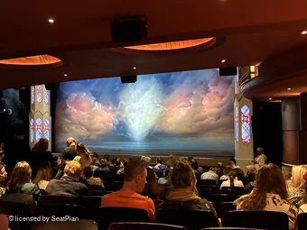 Prince of Wales Theatre Stalls T2 view from seat photo
