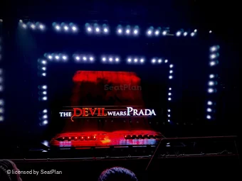 Dominion Theatre Circle B27 view from seat photo