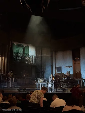 Lyric Theatre Stalls P23 view from seat photo