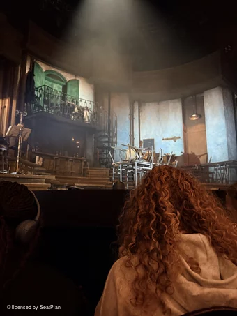 Lyric Theatre Stalls C19 view from seat photo