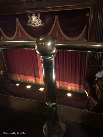 St Martin's Theatre Upper Circle A19 view from seat photo