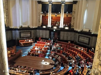London County Hall South Gallery C13 view from seat photo