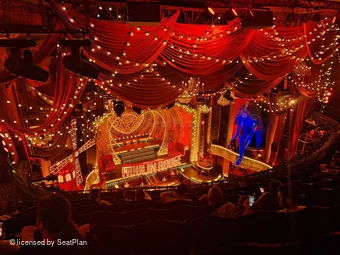 Piccadilly Theatre Grand Circle H28 view from seat photo