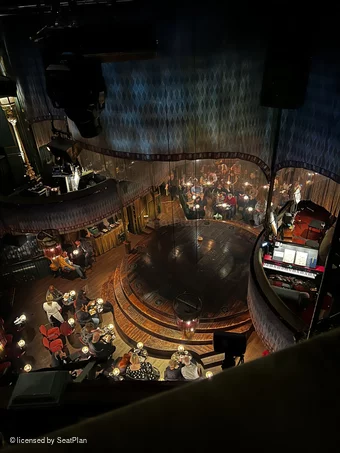 Playhouse Theatre Upper Circle B3 view from seat photo