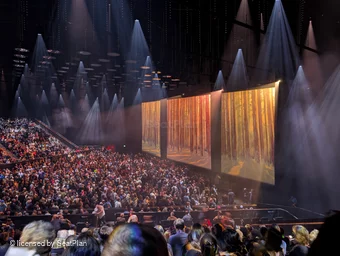 ABBA Arena Block K P8 view from seat photo