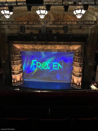 Theatre Royal Drury Lane Grand Circle D22 view from seat photo