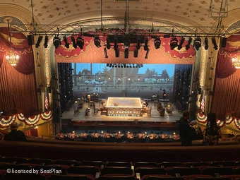 Bernard B. Jacobs Theatre Mezzanine K108 view from seat photo