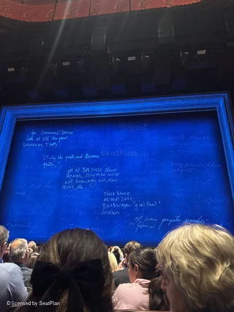 Prince Edward Theatre Stalls J14 view from seat photo