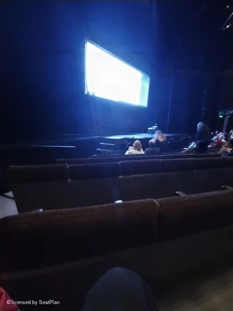 Barbican Theatre Stalls E37 view from seat photo