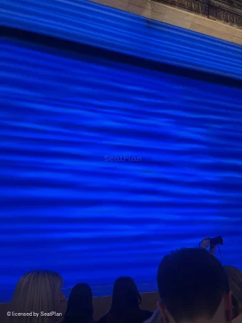 Novello Theatre Stalls F20 view from seat photo