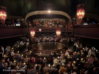 August Wilson Theatre Mezzanine A106 view from seat photo