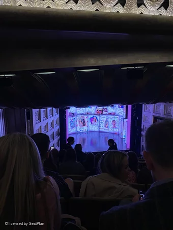 Savoy Theatre Dress Circle M21 view from seat photo
