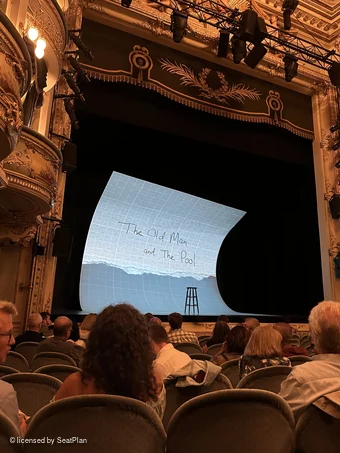 Wyndham's Theatre Stalls J25 view from seat photo