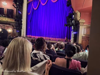 Lyceum Theatre Orchestra J18 view from seat photo