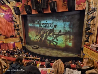 Bernard B. Jacobs Theatre Mezzanine D6 view from seat photo