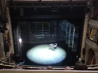 Aldwych Theatre Grand Circle D22 view from seat photo