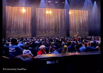 ABBA Arena Block C C3 view from seat photo