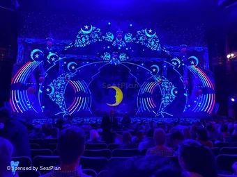 London Palladium Stalls P25 view from seat photo