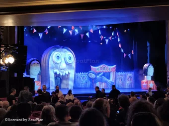 London Palladium Stalls S49 view from seat photo