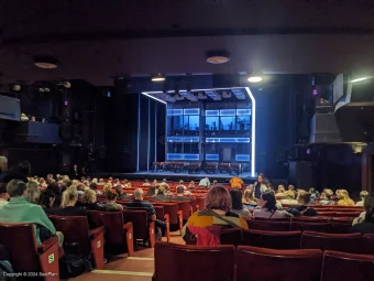 Peacock Theatre Stalls W7 view from seat photo