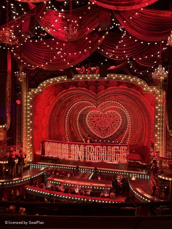 Piccadilly Theatre Royal Circle B4 view from seat photo