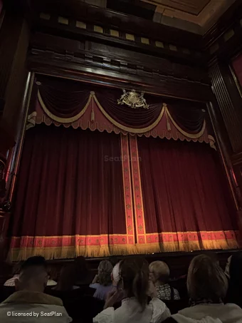 St Martin's Theatre Stalls F6 view from seat photo